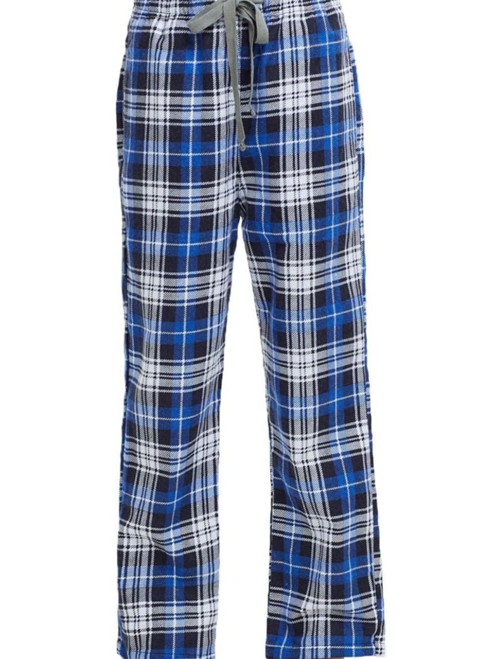 Blue Plaid Kids Pajama Bottoms - Comfortable Lounge Pants
